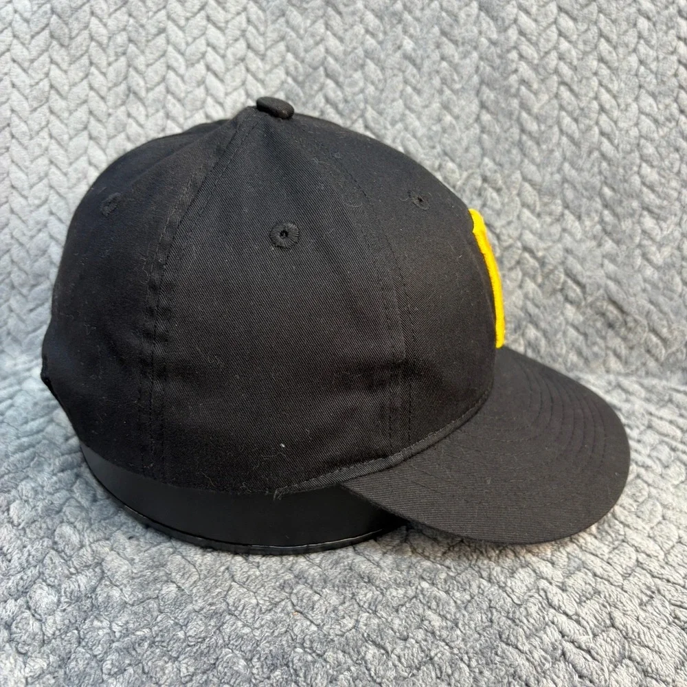 Pittsburgh Pirates MLB OC Sports Youth Black Baseball Hat Yellow P Logo Cap